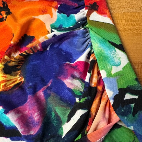 Lauren Ralph Lauren Cocktail Dress Floral Midi - Picture 6 of 11